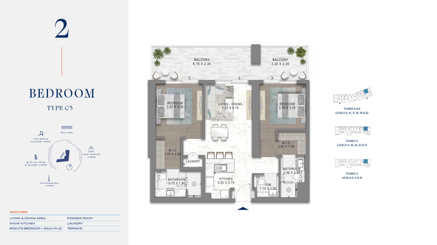 2 BR - Type B